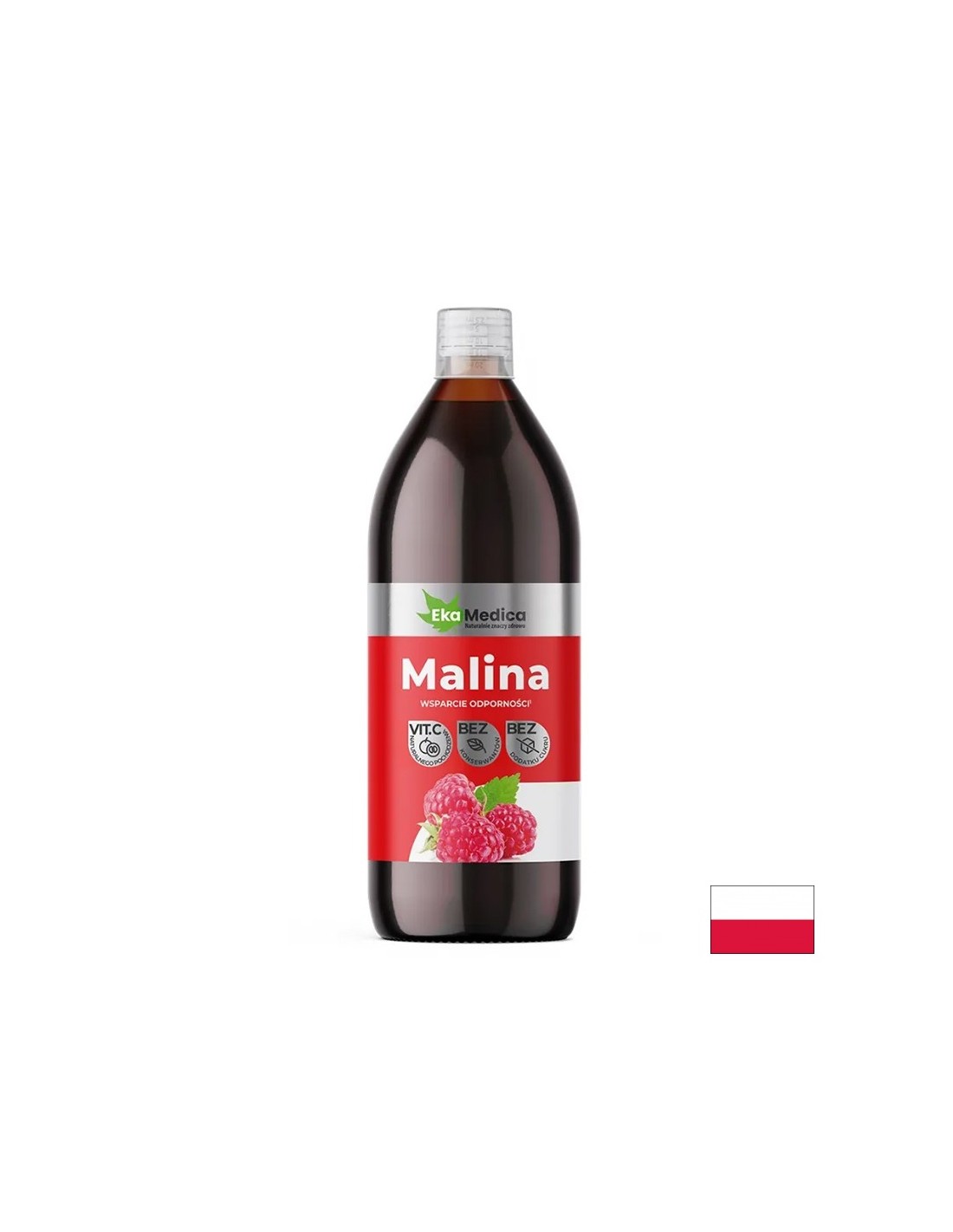 Сок от малина (обогатен с каму-каму) - Силен имунитет, 500 ml - Feel You