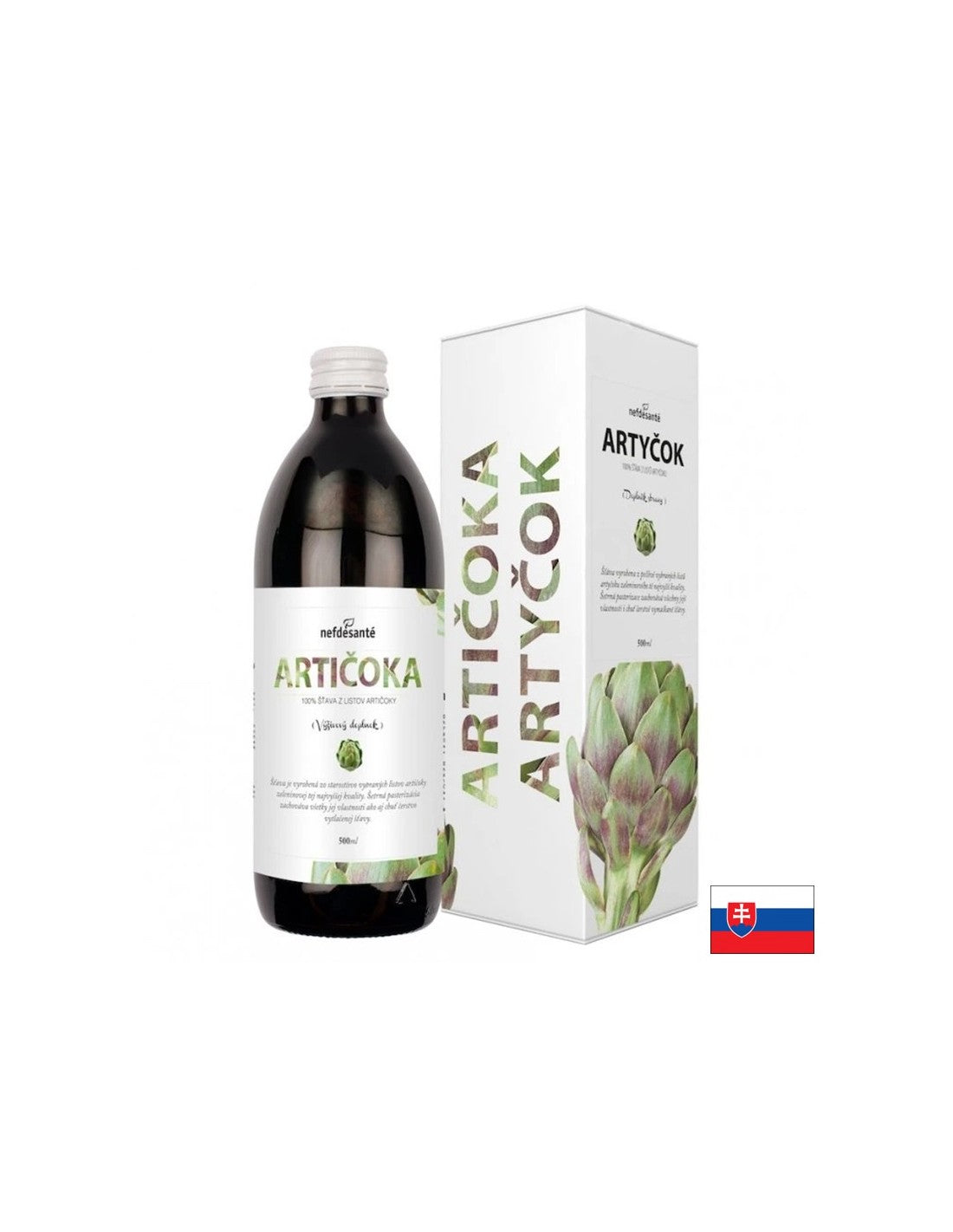 Сок от артишок за жлъчката и черния дроб, 500 ml - Feel You