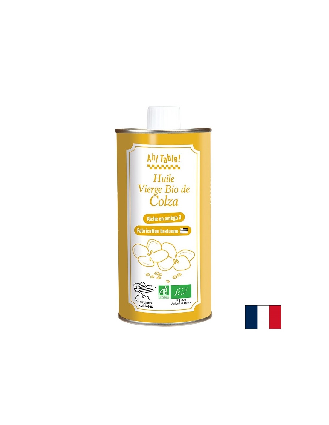 Рапично масло БИО (студено пресовано) – За салати и студени ястия, 500 ml - Feel You