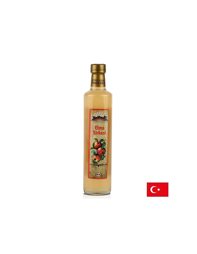 Ябълков оцет – Натурален, нефилтриран и непастьоризиран, 500 ml - Feel You