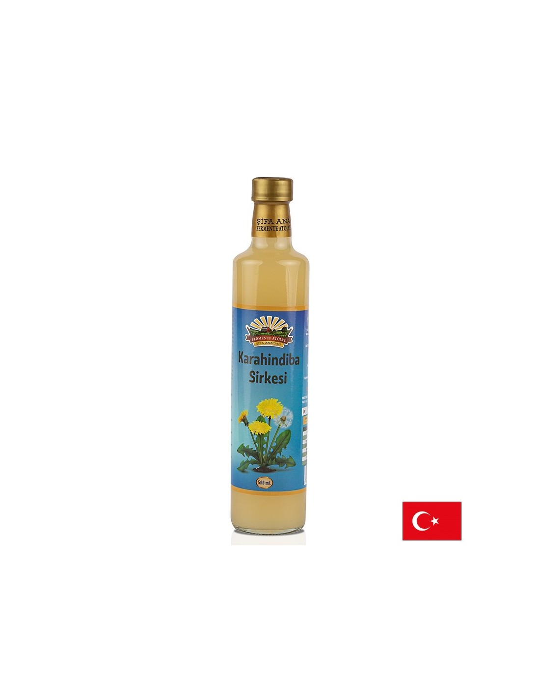 Натурален оцет от глухарче - Диуретик и детоксикатор, 500 ml - Feel You