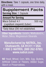 Мака – 500mg, 60 Caps - Feel You