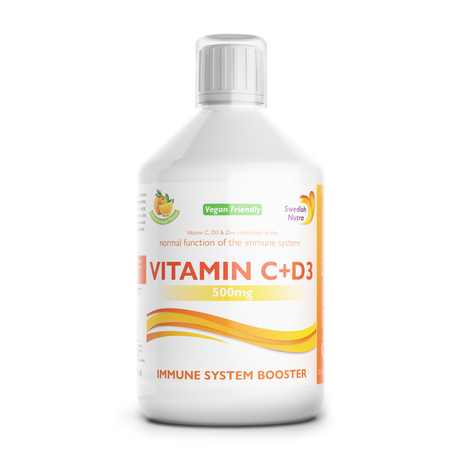 СРОЧЕН - Витамин С 500mg + D3 + Цинк - 500 мл - Feel You