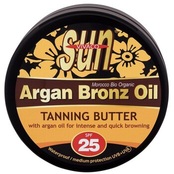 Vivaco - Sun Argan Bronze Oil SPF 25 - Suntan butter with organic argan oil - 200ml
