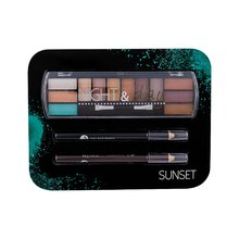 2K - Night & Day Sunset Eyes Palette - Gift set for eye make-up