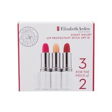 Elizabeth Arden - Eight Hour Cream Lip Protectant Stick SPF 15 Set - Trio of toned lip balms 11g