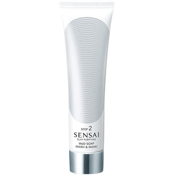 Sensai - Silky Purifying Step Two Mud Soap Wash & Mask - Face soap and mask 2 in 1 - 125ml
