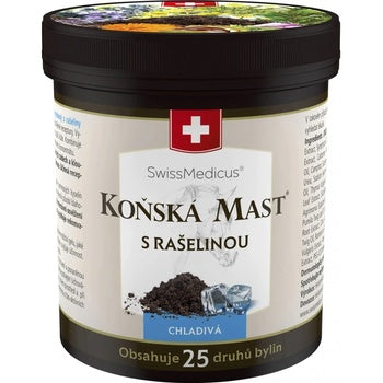 Herbamedicus - Koňská mast s rašelinou chladivá v plastové dóze 250 ml