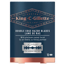Gillette - King Double Edge Razor Blades - 10.0ks