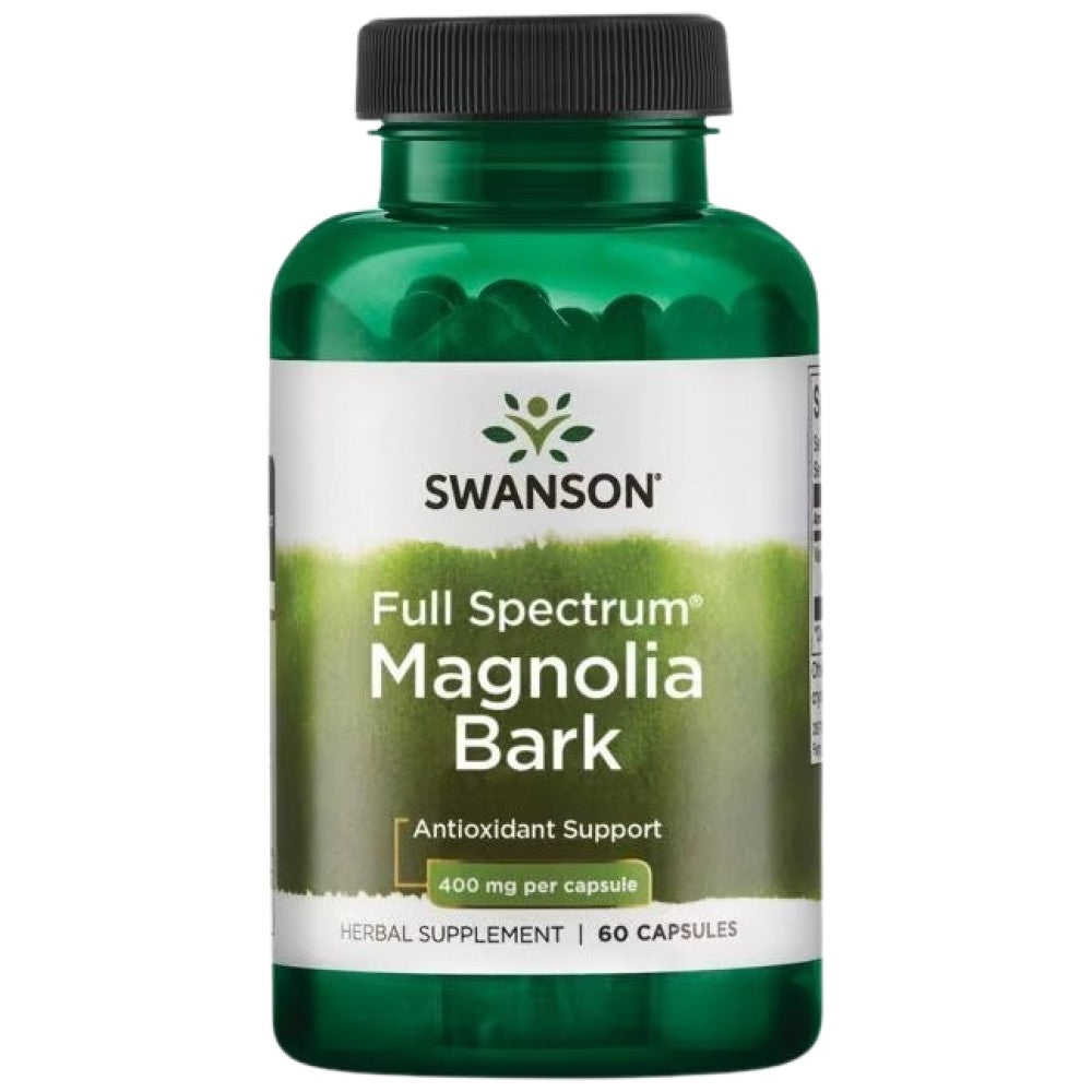 Full Spectrum Magnolia Bark 400 mg 60 капсули - Feel You
