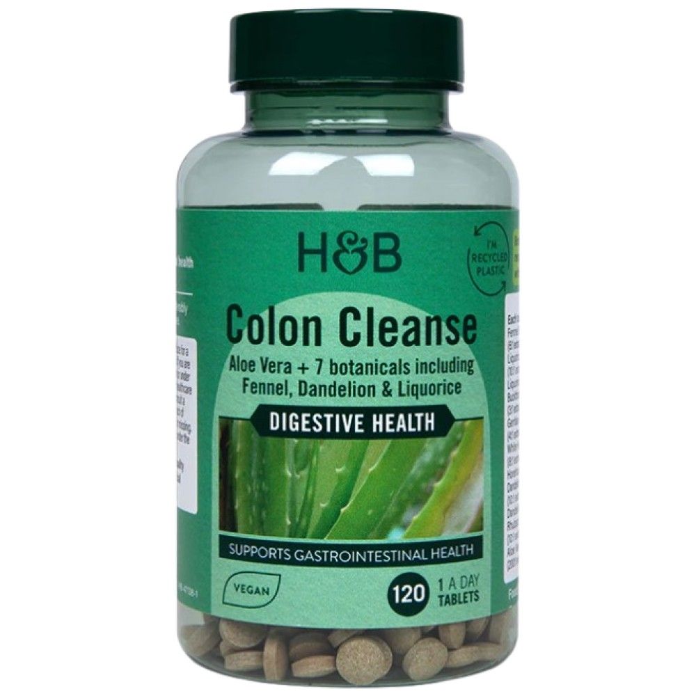 Aloe Vera Colon Cleanse 330 mg - 120 Tablets