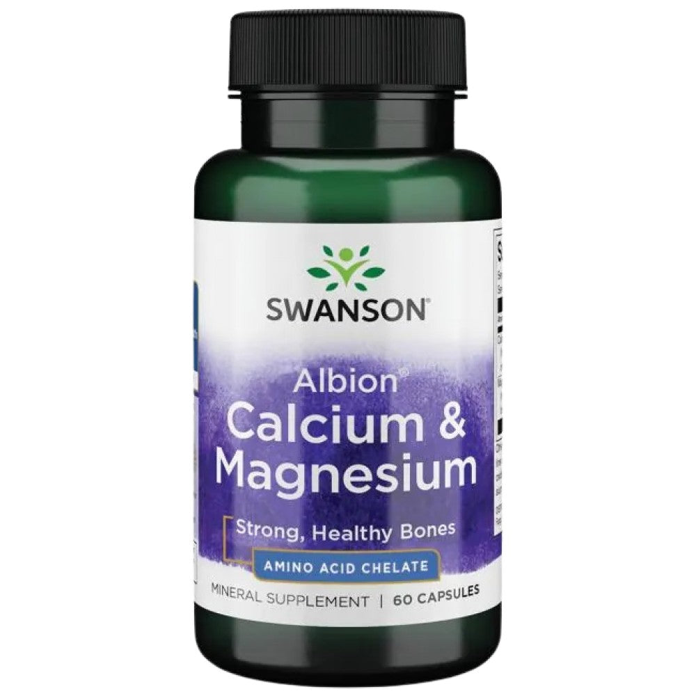 Albion Chelated Calcium Magnesium 2:1 60 капсули - Feel You