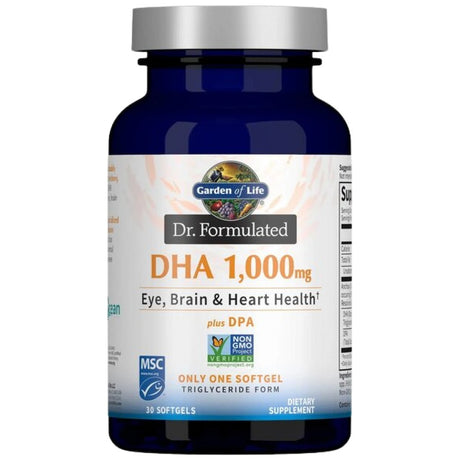 Dr. Formulated DHA 1000 mg - 30 Гел капсули - Feel You