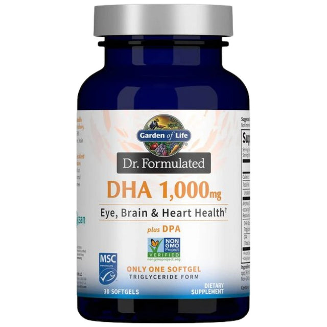 Dr. Formulated DHA 1000 mg - 30 Гел капсули - Feel You