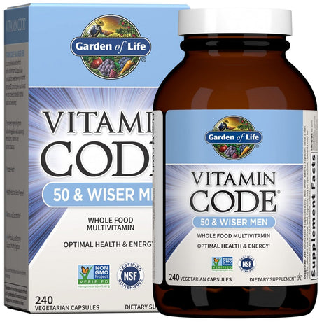 Vitamin Code / 50 & Wiser Men - 240 капсули - Feel You