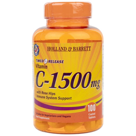 Vitamin C with Rose Hips 1500 mg | Timed Release - 100 Таблетки - Feel You