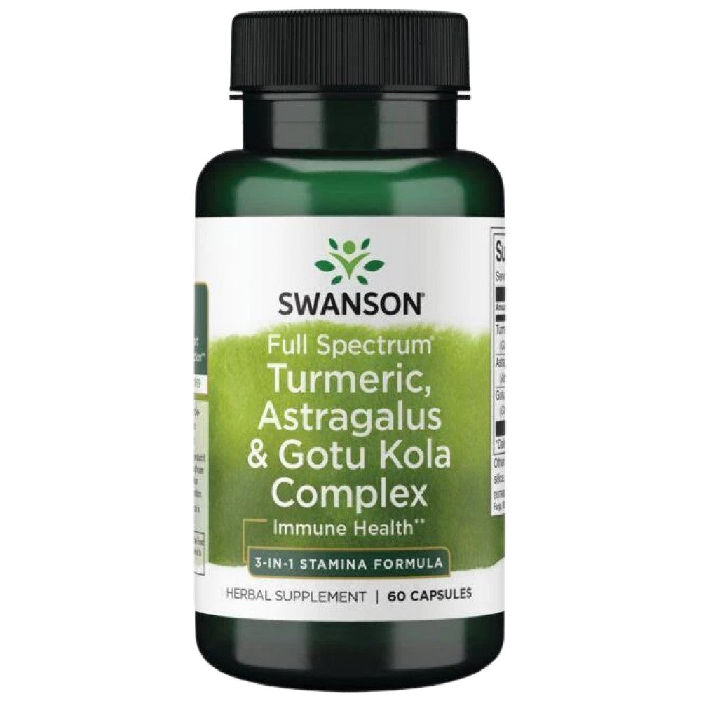 Full Spectrum Turmeric, Astragalus and Gotu Kola Complex 60 капсули - Feel You