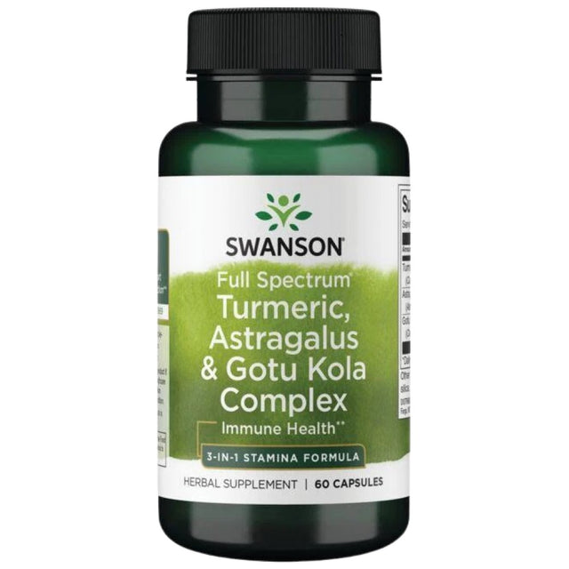Full Spectrum Turmeric, Astragalus and Gotu Kola Complex 60 капсули - Feel You