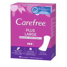 Carefree - Plus Large Panty liners - 48.0ks