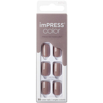 Kiss My Face - ImPRESS Color Taupe Prize Nails 30 pcs