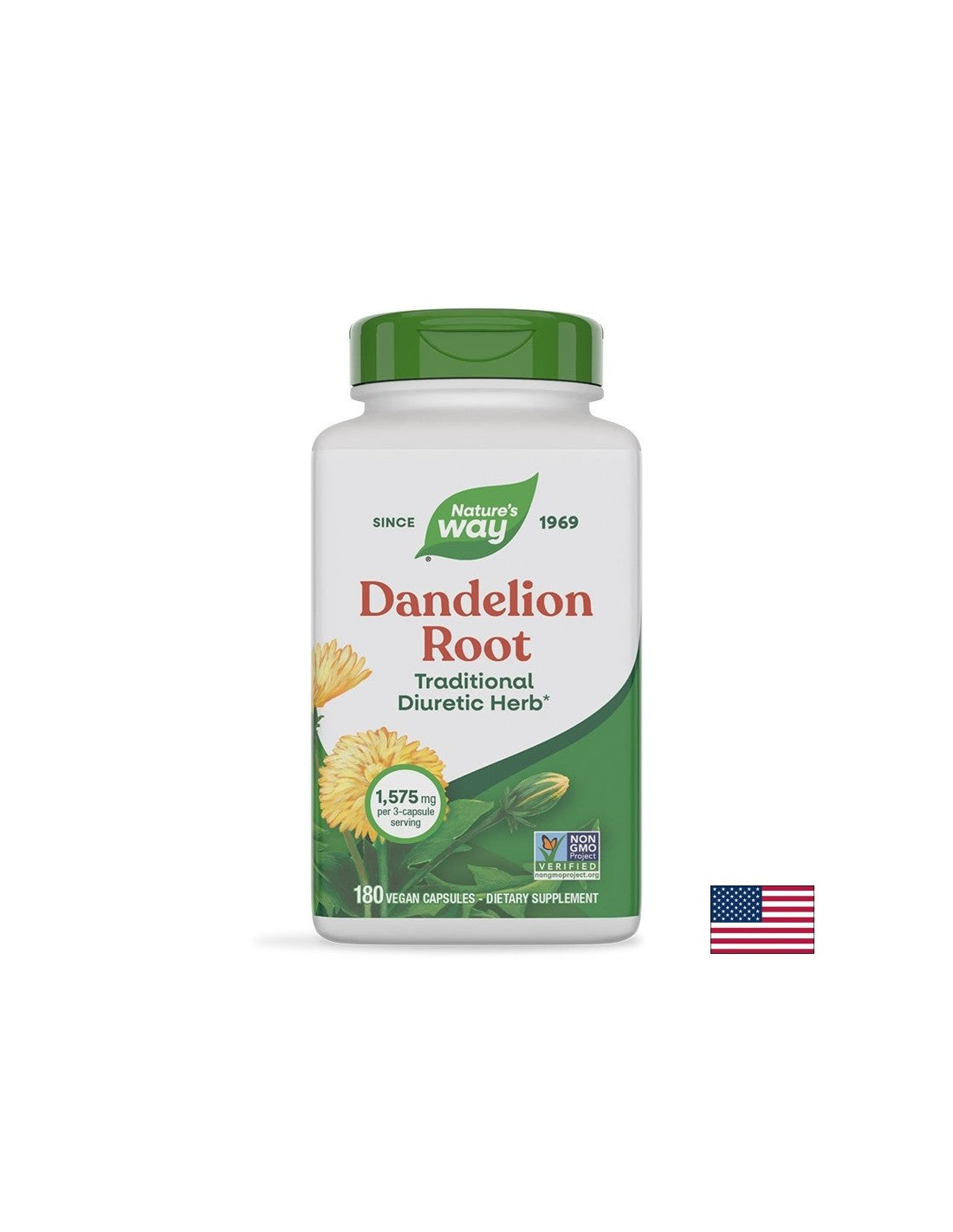 Глухарче (корен) – Детокс, храносмилане и чернодробна подкрепа, 525 mg, 180 капсули„ - Feel You