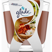 Glade - Sensual Sandalwood & Jasmine Candle - Vonná svíčka - 70.0g
