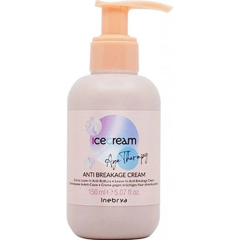 Inebrya - Ice Cream Age Therapy Anti Breakage Cream - Bezoplachový krém proti lámavosti vlasů - 150ml