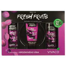 Vivaco - Gift box of cosmetics with grape wine