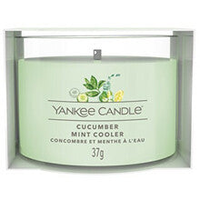 Yankee Candle - Cucumber Mint Cooler ( okurková limonáda s mátou ) - Votivní svíčka ve skle - 37.0g