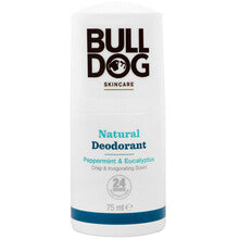 Bulldog - Natural Deodorant Peppermint & Eucalyptus Crisp & Invigorating Scent - 75ml