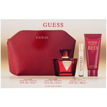 Guess - Seductive Red Gift set EDT 75 ml, body lotion 100 ml, miniature EDT 15 ml and cosmetic bag - 75ml