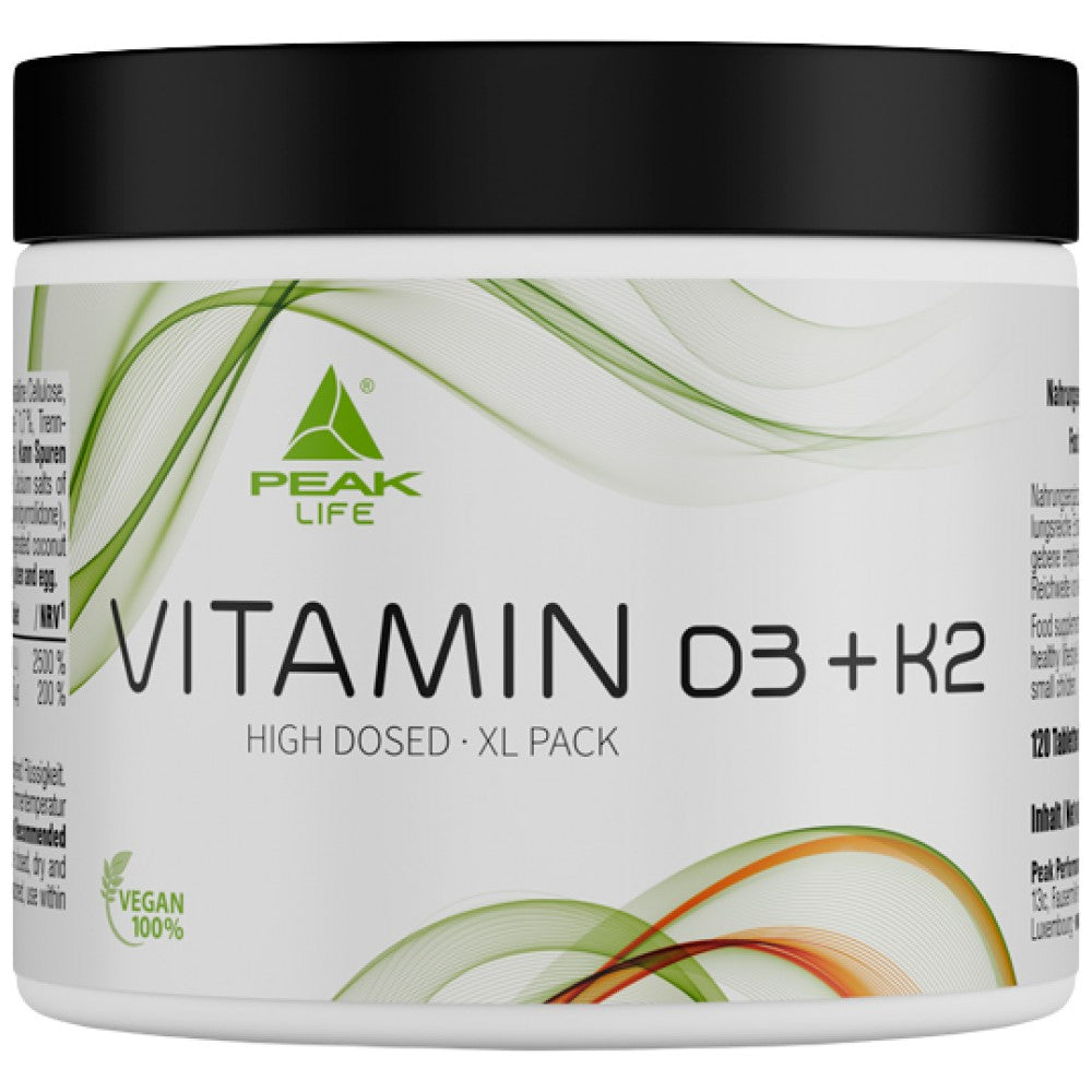 Vitamin D3 + K2 120 Таблетки - Feel You