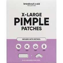 Breakout+aid - XL Patches for the treatment of problematic skin with salicylic acid and retinol 5