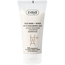 Ziaja - Face Mask + Scrub Hayluronic Acid - Peelingová maska s kyselinou hyaluronovou - 55ml