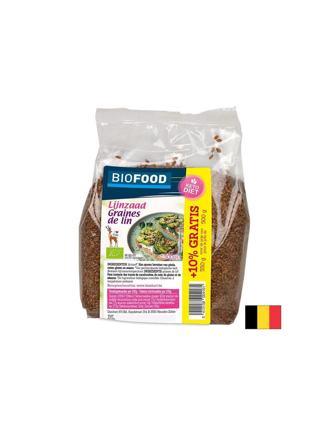 Ленено семе, БИО, 550 g - Feel You