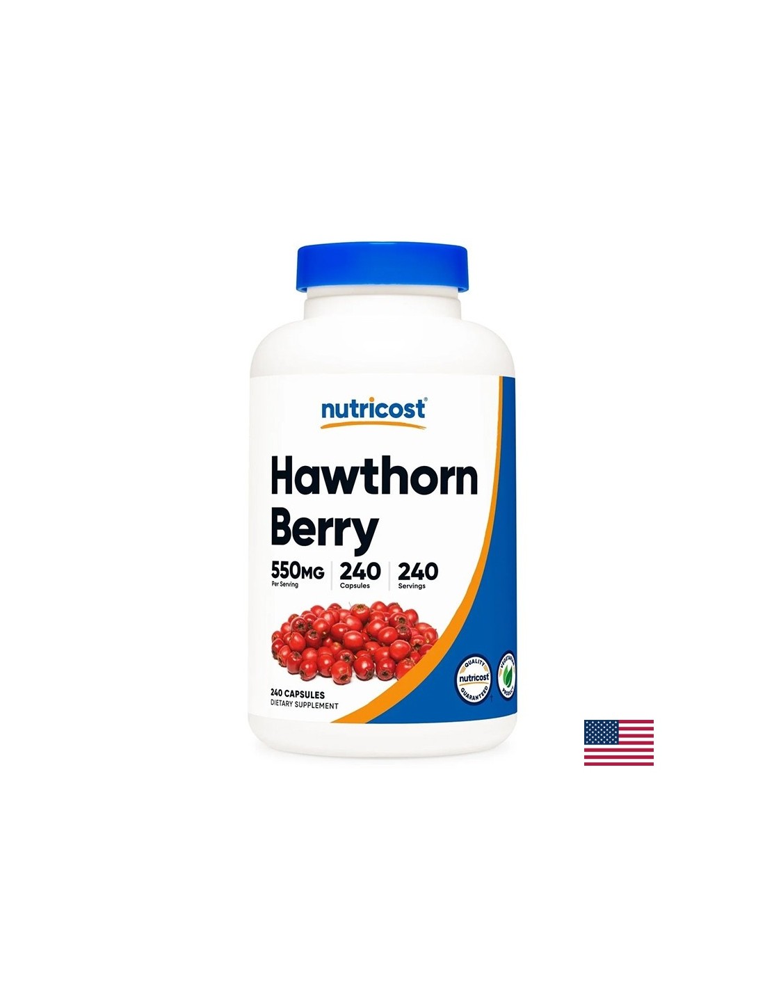 Сърце и нервна система - Глог (плод) 550 mg, 240 капсули - Feel You
