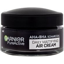GARNIER - Pure Active AHA + BHA Charcoal Daily Mattifying Air Cream - 50ml