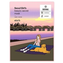 skin79 - Seoul Girl`s Beauty Secret Mask Soothing Mask - Plátýnková zklidňující maska - 20.0g