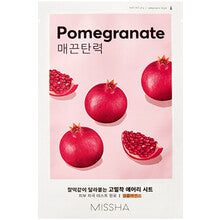 Missha - Pomegranate Airy Fit Sheet Mask - Zpevňující pleťová maska - 19ml