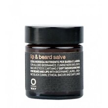 OWAY - Lip & Beard Salve - Jemný a vyživující vosk na vousy a rty - 30ml