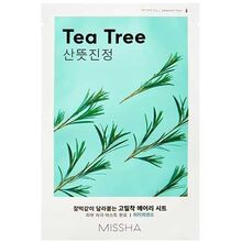 Missha - Airy Fit Sheet Mask Tea Tree - Plátýnková maska s čisticím a osvěžujícím účinkem pro citlivou pleť - 19.0g
