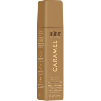 Minetan - Caramel Self Tan Foam - Samoopalovací pěna se zlatavým efektem - 200ml