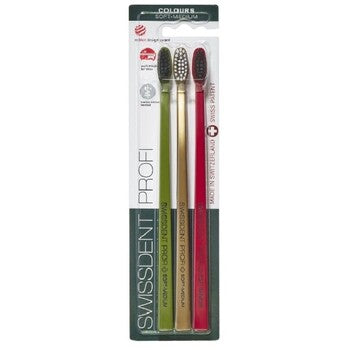 Swissdent - Soft-Medium Festive Toothbrush Set - Zubní kartáček
