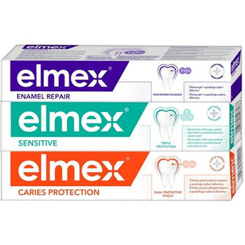 Elmex - Mix Trio Toothpaste Set - Sada zubních past - 75ml