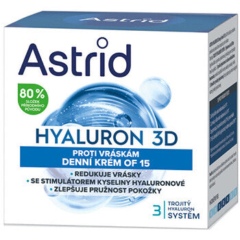 Astrid - Hyaluron 3D Day Cream SPF 15 - Denní pleťový krém proti vráskám - 50ml