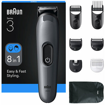 Braun - Series 3 AIO3540 - Multifunkční zastřihovač 8v1