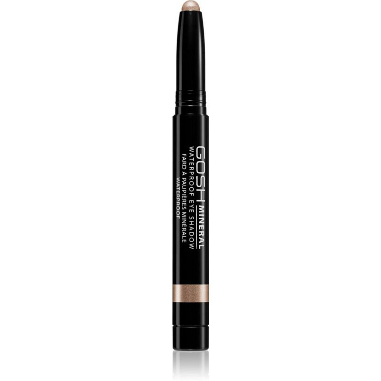Gosh, Mineral, Metallic, Cream Eyeshadow, Golden Brown, 2.5 g