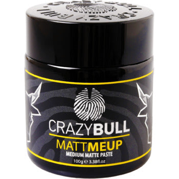 CrazyBull - Matt Meup Medium Matte Paste - Stylingová pasta na vlasy - 100.0g