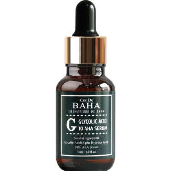 Cos De Baha - G Glycolic Acid 10 AHA Serum - Exfoliační sérum s 10% kyselinou glykolovou pro obnovu a vyhlazení pleti - 30ml