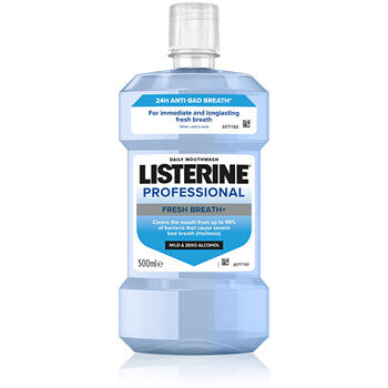 Listerine - Professional Fresh Breath+ Mouthwash - Ústní voda - 500ml